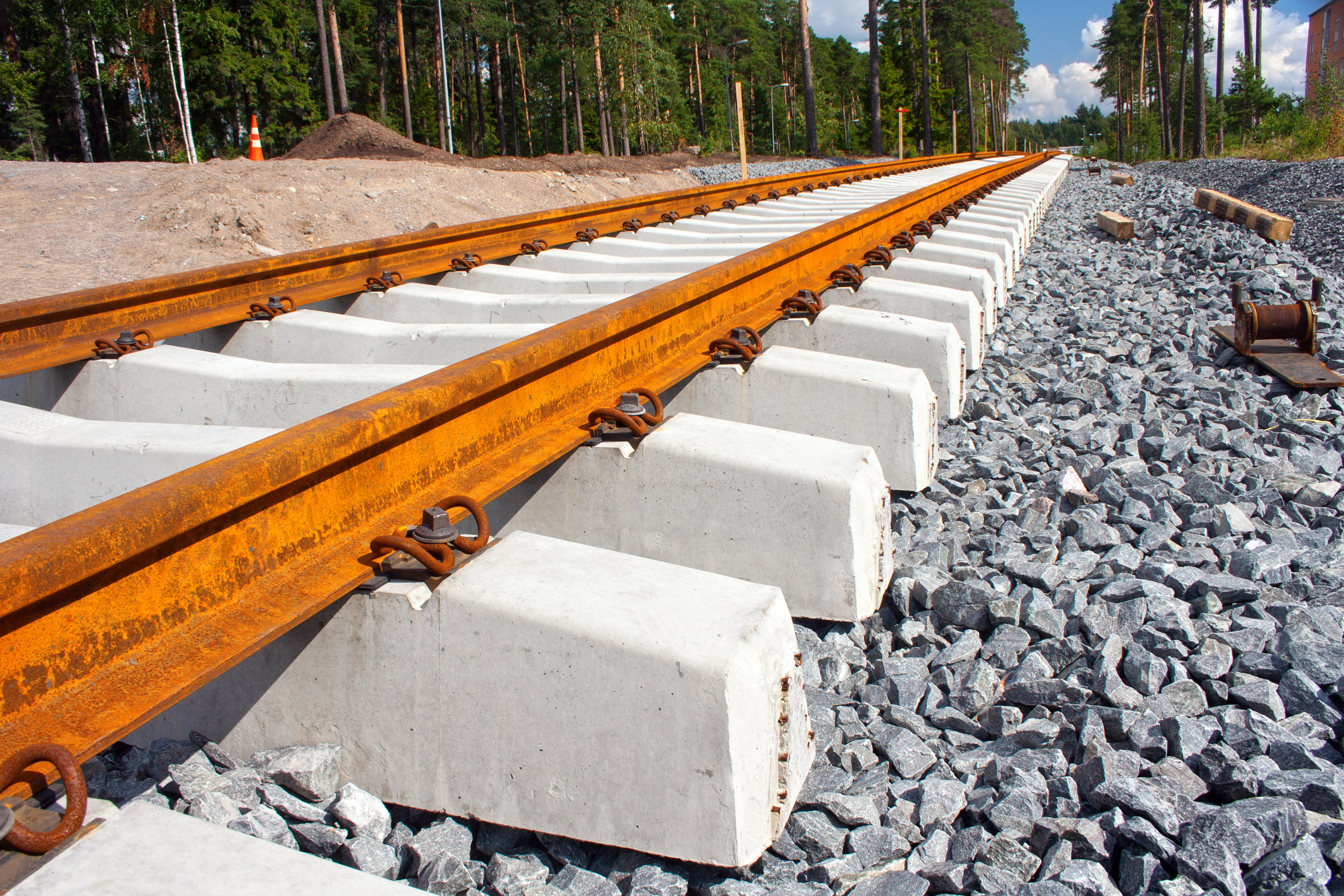 neue Bahngleise